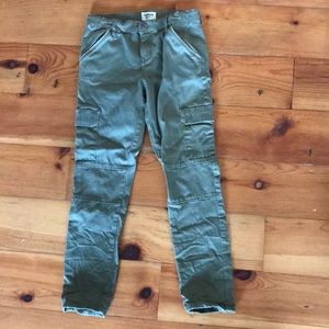 Girls army green cargo pant by Oshkosh sz 8